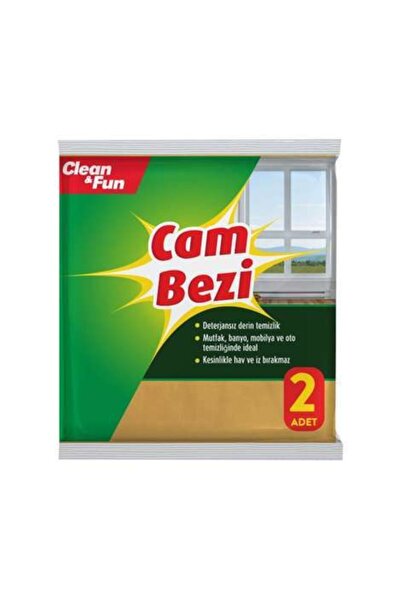 clean & fun Pachet de 2 cârpe din microfibră pentru sticlă