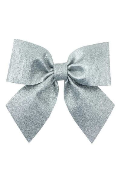 Party ربطة عنق مقاس كبير ايفادان جليتر 25x25 سم فضي P1-25