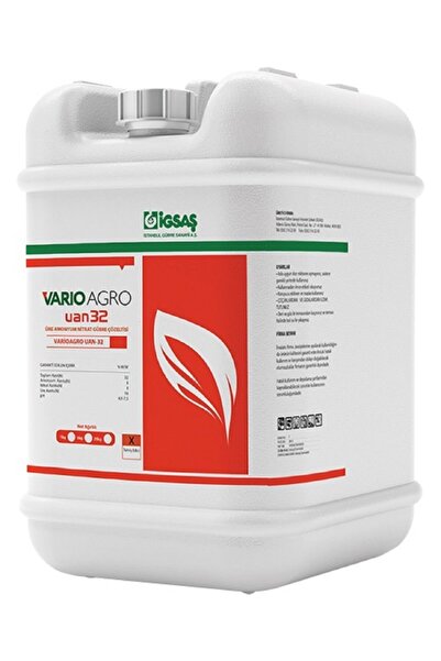 İGSAŞ Varıo Agro Uan32 Üre Amonyum Nıtrat Azot Bitki Besini Üst Sıvı Gübre 20 lt