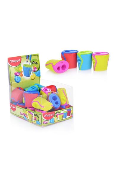 Maped 062211 Острилка за моливи Boogy с две дупки (кутия от 24 броя)