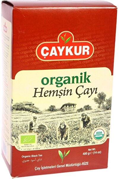 Çaykur Organik Siyah Hemşin Çayı 400 Gr (karton Kutu)