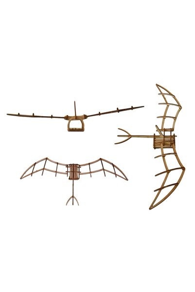 Hobi Modelci Leonardo Da Vinci Planörü Stem Eğitim Model Uçak Puzzle Seti 3d ...