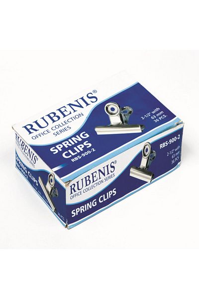 Rubenis Metal Clip 64 Mm Hanging Tongs Clip 36 Pieces Rbs-900-2 (1 Pack 36 Pieces)