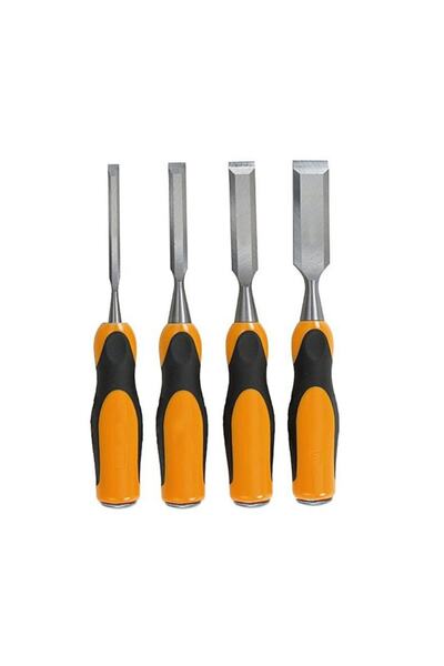 OEM 4 Parça Iskarpela Set Ahşap Marangoz Iskarpela Seti Oyma Yontma