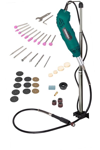 VONROC Multi Gravür El Motoru - 40 Çeşit Aksesuarlar - 160w