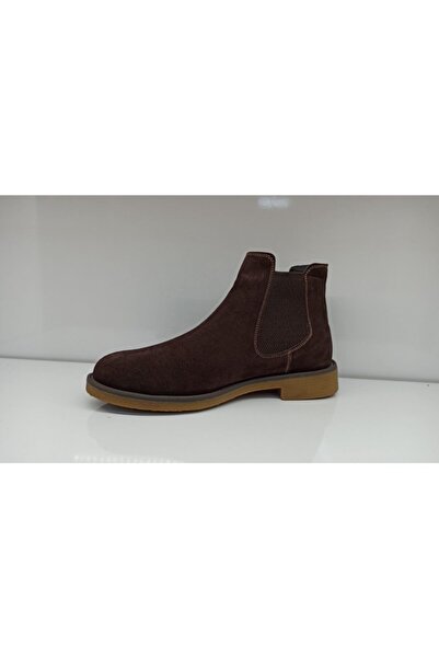 ROUTE Erkek Kahverengi Süet Hakiki Kauçuk Bot