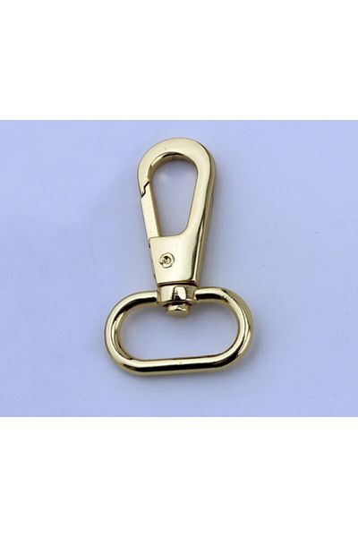 Aker Hediyelik Gold Macrame Keychain Apparatus 30 Pieces Stringed Hook Keychain Clip Ring Lobster Swivel Clip