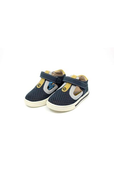 Şirin Bebe Baby Boy Blue Banded Shoes