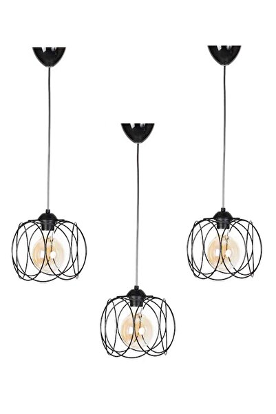Etsylight 3 Adet World One Sarkıt Avize