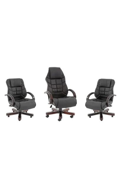 trendevimm Ofis 3 Lü Takım Koltuğu Yönetici Koltuğu Makam Koltuğu Müdür Koltuğu