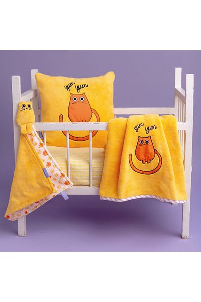 Milk & Moo Chubby Cat Baby-Schlafset