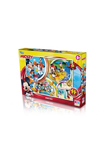 Ks Games Mickey Mouse Puzzle 200 Parça
