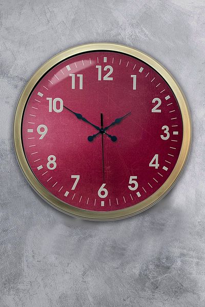 Kasva Concept Cadou 40 Cm Ceas de Perete Clasic Metal Antic
