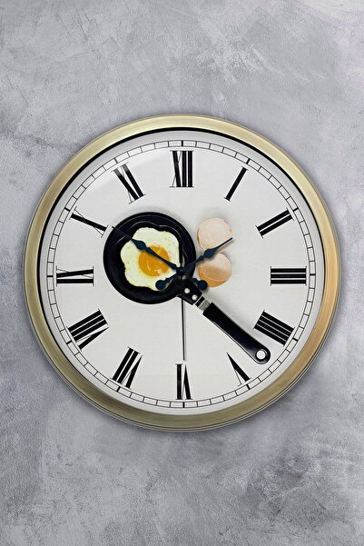 Dream Gift ساعة حائط مطبخ معدنية عتيقة مقاس 40 سم