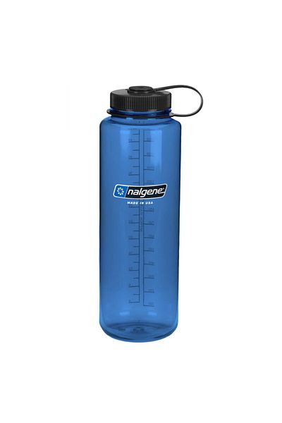 NALGENE 48oz Wm Slate Blue / Black Cap Tritan Water Bottle682009.48