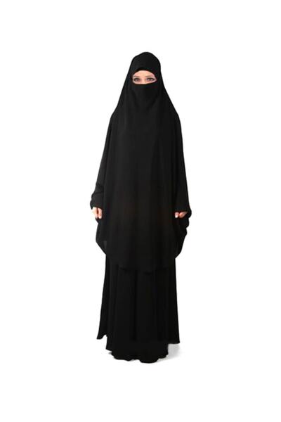 Çağrı Büşra Bütün Ipek Çarşaf - Sultanbaş Peçeli Cepli