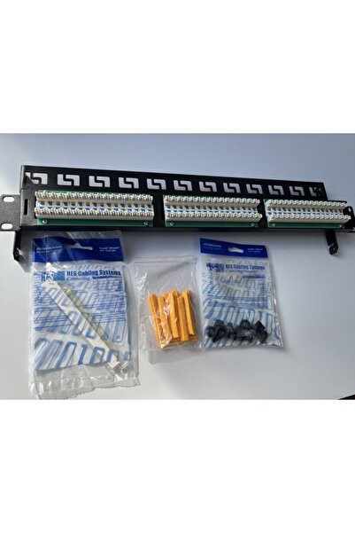 HCS 24 Port Cat6 Patch Panel-dolu