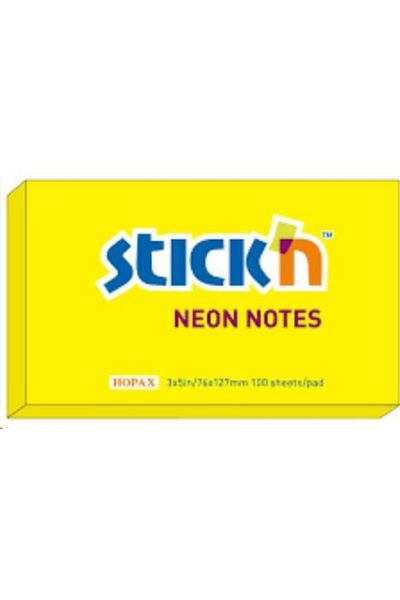Gıpta Stickn Note PaperNeon Yellow 76x127mm 100y