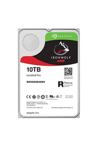 Seagate 10tb Ironwolf Pro 3.5" 256mb St10000ne0008