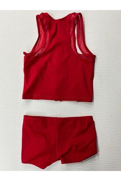 Kom Striped Girl's Tankini Swimsuit
