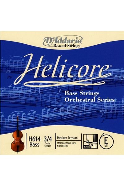 Daddario H614 Helicore 3/4 Double Bass Wire Mi Single Wire