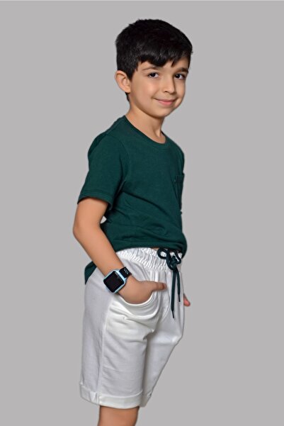 UMKEM Costum detaliat stil copii pentru bărbați cu pantaloni scurți