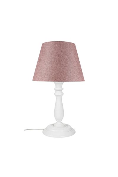 Tuğbasan Pawn Lampshade White Leg/Dried Rose Hat