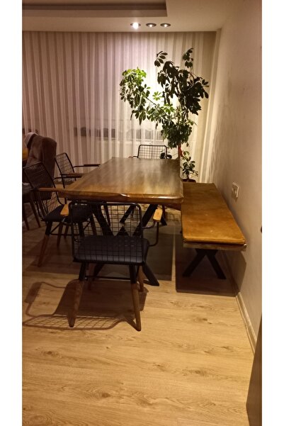 Akgül ev ve bahçe tekstil mobilya Yemek Masası Kütük