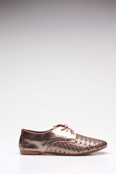 ROVIGO Platinum Studded Genuine Leather Women's Ballerinas