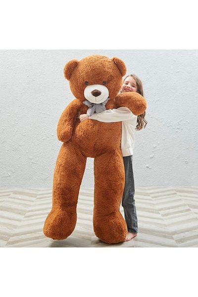 Sole 120 Cm Cute Plush Bear with Bow Tie, Special Gift