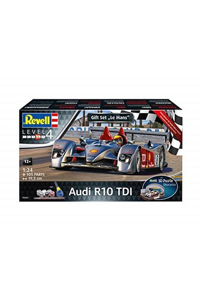 REVELL Gift Set Audi R10 Tdi Le Mans + 3D Puzzle Diorama