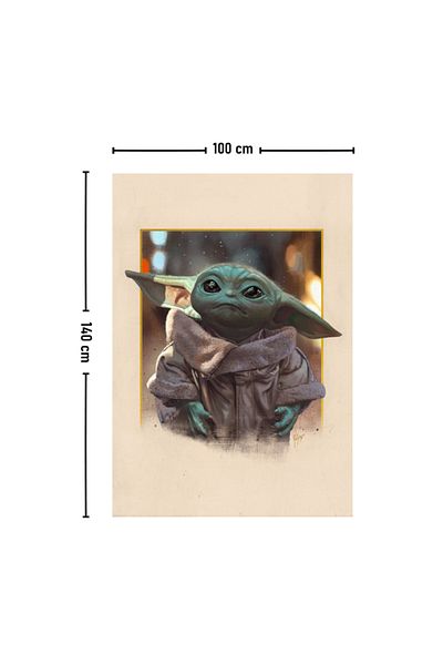 Vagonik Covor Tapet Yoda Star Wars 140 X 100 Cm-70x100 Cm