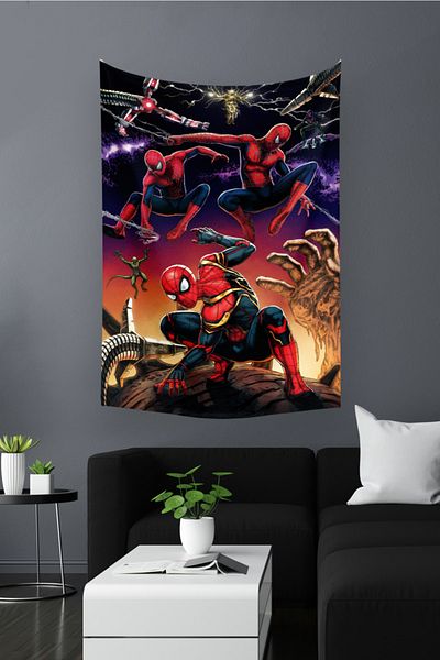 Vagonik Spider-man Spider-Man Marvel Μοκέτα τοίχου 140 X 100 cm-70x100 cm