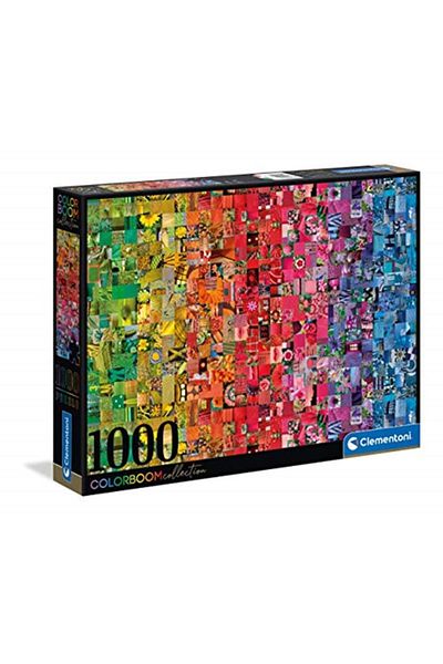 CLEMENTONI 39595-1000 قطعة من ألغاز Colorboom للبالغين - فئة Collage