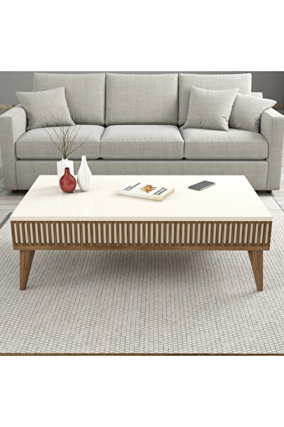 Variant Mobilya Milan Orta Sehpa - Ceviz / Krem