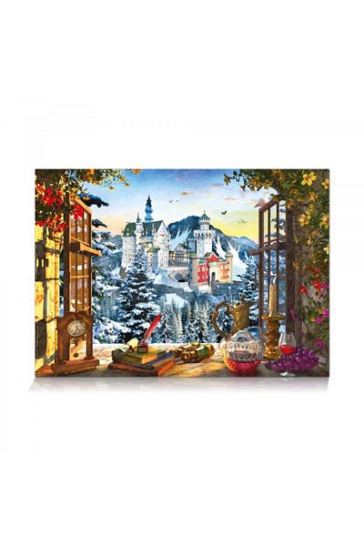 Star Oyun Star Castle on the Mountain Puzzle 1500 Pieces