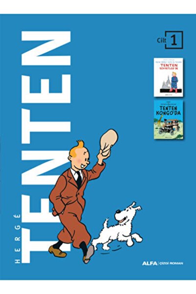 Alfa Yayınları Tenten Cilt: 1 (Ciltli: Tenten Sovyetler'de - Tenten Kongo'da ...
