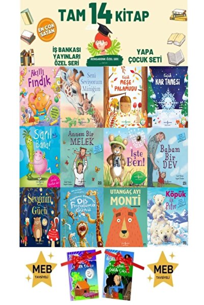 TÜRKİYE İŞ BANKASI KÜLTÜR YAYINLARI Küçük Meşe Palamudu - Utangaç Ayı Monti -...