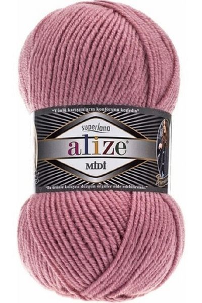 Alize Superlana Midi Πλεκτό Νήμα Χεριού 1 Πακέτο των 5
