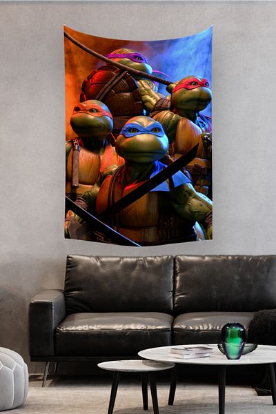 Vagonik Ninja Turtles Ninja Turtles Dc Ταπετσαρία Τοίχου Μοκέτα 140 X 100 cm -70x100 cm