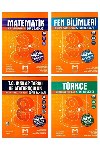 Mozaik Yayınları Sonsuz Enerji 8. Sınıf Matematik - Fen Bilimleri - Türkçe - ...