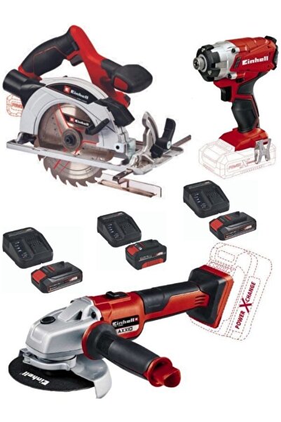 Einhell Te-ci 18/1 Vidalama Te-cs 18/165/1 Daire Testere Axxio Avuç Taşlama 2...