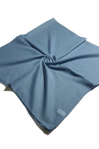 BENLİ Scriere cusută de culoare uni verde pentru femei 100x100 cm