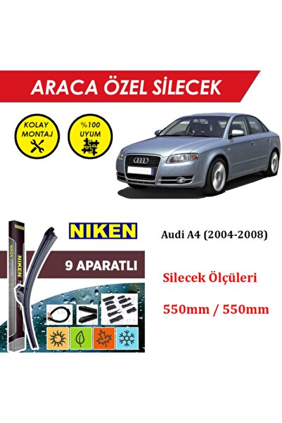 MeyZone Audi A4 B7 Ön Cam Silecek Takımı (2004-2008)