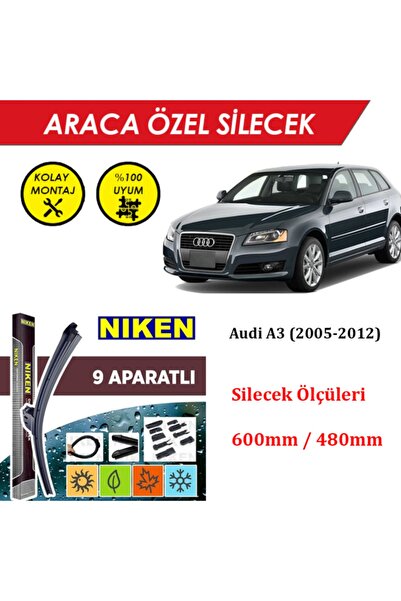 MeyZone Audi A3 Ön Cam Silecek Takımı (2005-2012)
