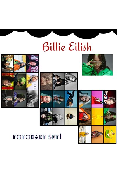 PrimeShoping Billie Eilish Fotokart Seti
