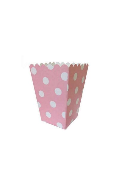 DENİZ Popcorn Box - Cardboard, Small Score Corn Chips, 10 Pieces