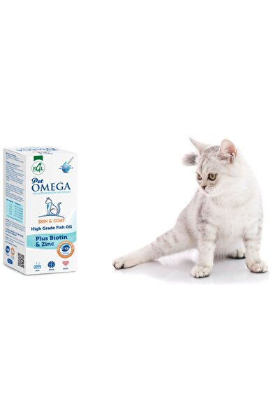 Pet Omega Petomega Kediler Için Tüy Dökülmesine Karşı Geliştirilen Omega 3 Ve...