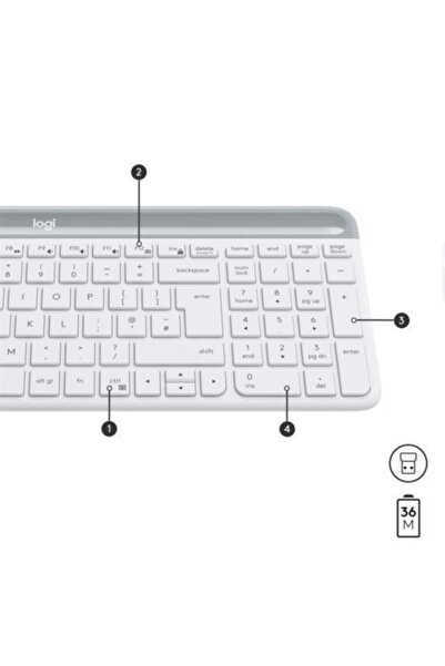 logitech Mk470 Klavye Mouse Kablosuz 920-009436 By