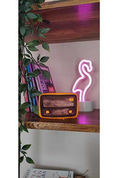 Lina Art hediyelik Radyo Saksı Mini Boy 13 Cm X 8 Cm